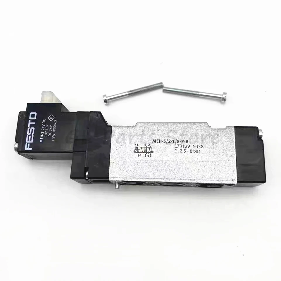 Festo Válvula Solenóide Meh5 21 8-p-b 173129 Dc24v