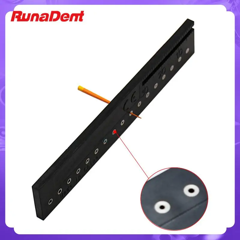 Dental Endo Rulers for Gutta Percha Point Gauge Calibrating Measuring Ruler Span Measure Scale Endodontic Instruments Dentistry