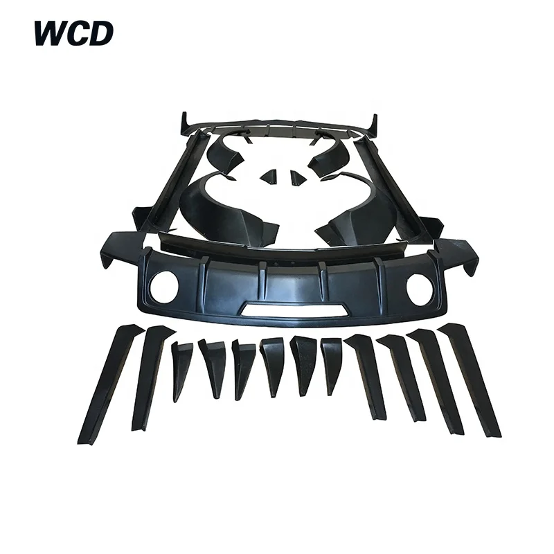 

High Quality FRP Front Rear Bumper Lip Side Skirts Spoiler Canards Apron for ChevroletS Camaro 2009-2015 M Wide Body Kits