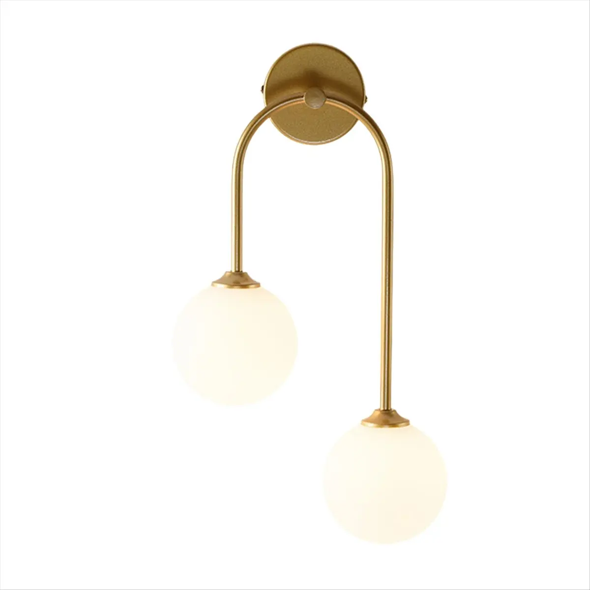 AA19 2-Light Glass Globe Decorative Wall Lamp AC90-240 Vanity Light for Bedroom Living Room Dining A Warm Light