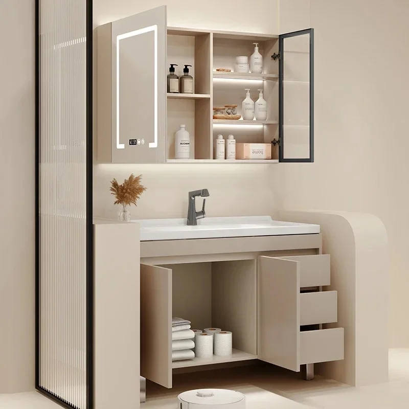 

Modern Bathroom Cabinet Storage Display Space Saver Wall Shelf Furniture