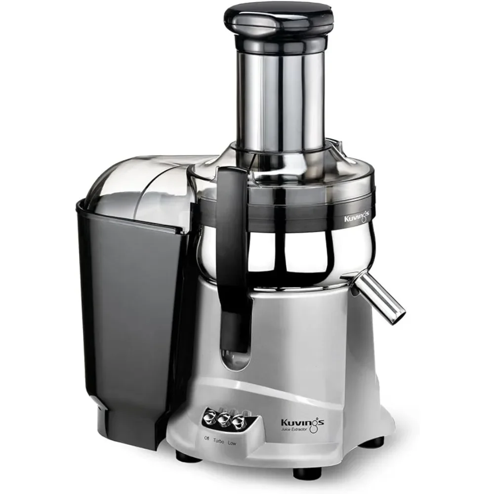 

Centrifugal Juice Extractor- Higher Nutrients and Vitamins, BPA-Free Components, Easy to Clean, Ultra Efficient 350W -Silver