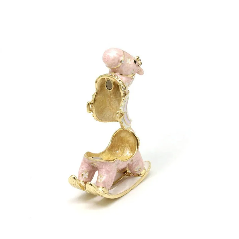 Rocking Horse Trinket Boxes Jewelry Decor Ring Earrings Holder Organizer Storage Box Birthday Gifts for Girl