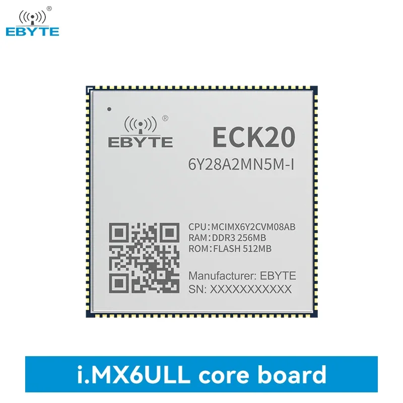 iMX6ULL System On Board EBYTE ECK20 Series Core Board Linux QT Industrial Grade 256MB/515MB DDR3 Stamp Hole Antenna