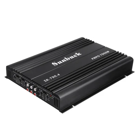 SK-790.4 4 채널 12V 차량용 전력 증폭기 클래스 A/B 디지털 스테레오 서라운드 패시브 서브우퍼 오디오 플레이어(자동차용) 최대 7900W
