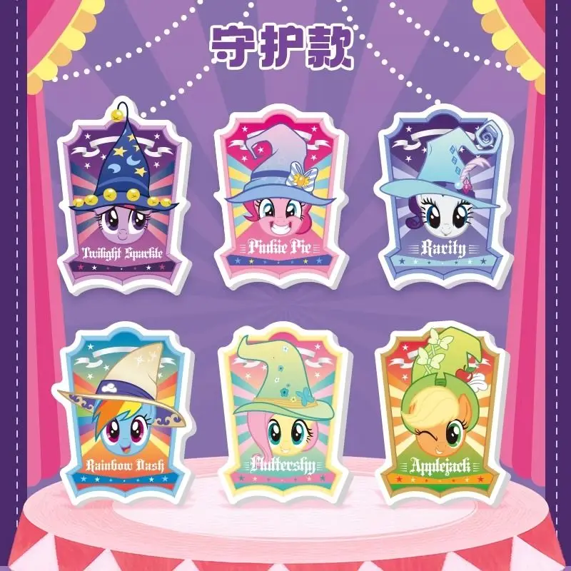 In Magazzino Kayou Genuino My Little Pony Card Dream Seeking Badge Clip Raccogliere Spilla Giocattolo Regalo Anime Cieco Scatola Per I Bambini Giocattoli Regali
