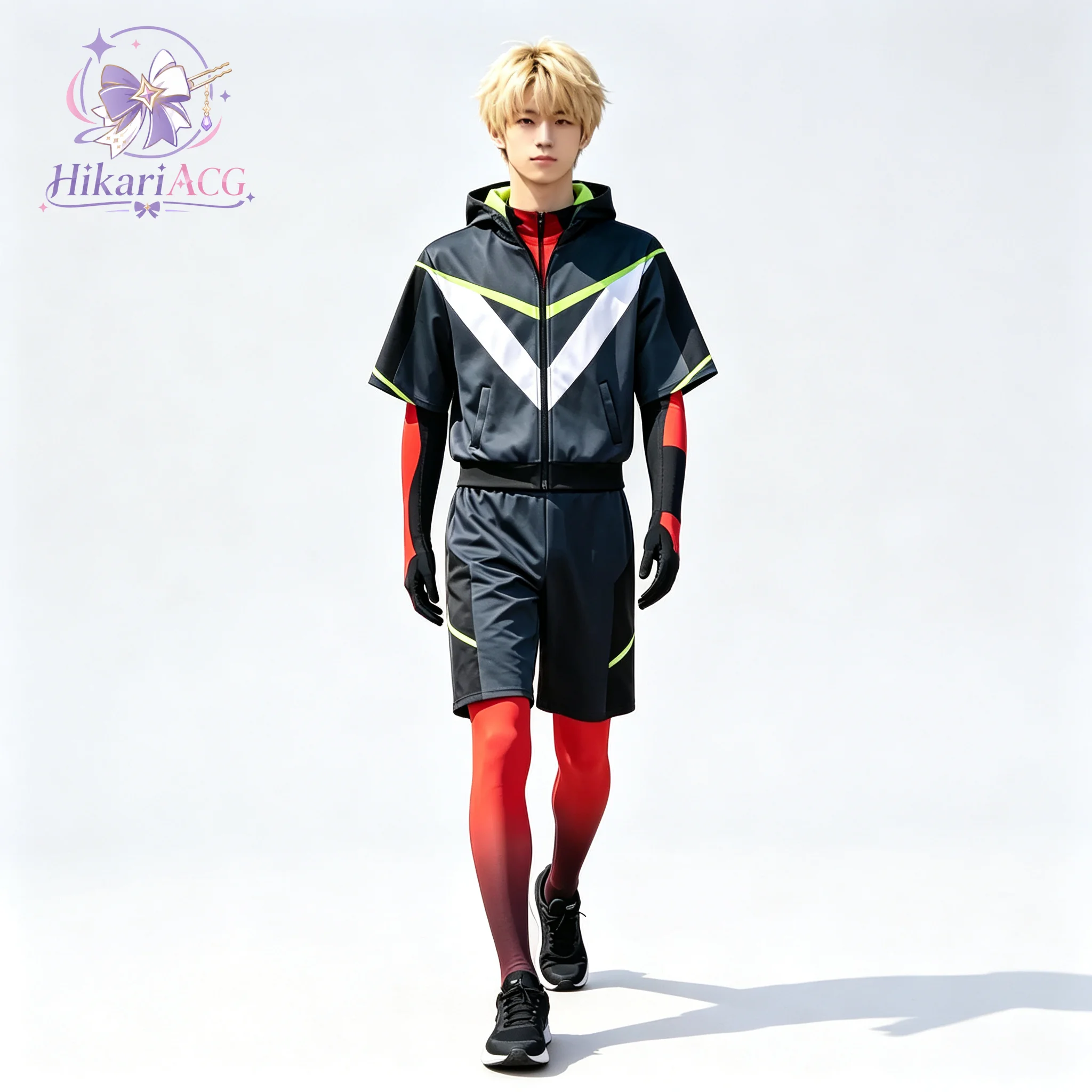 Combinaison de sport Haruto Masayuki Cosplay Mobius Dust Araki Stella Team, ensemble complet pour convention anime, fête d'Halloween pour hommes