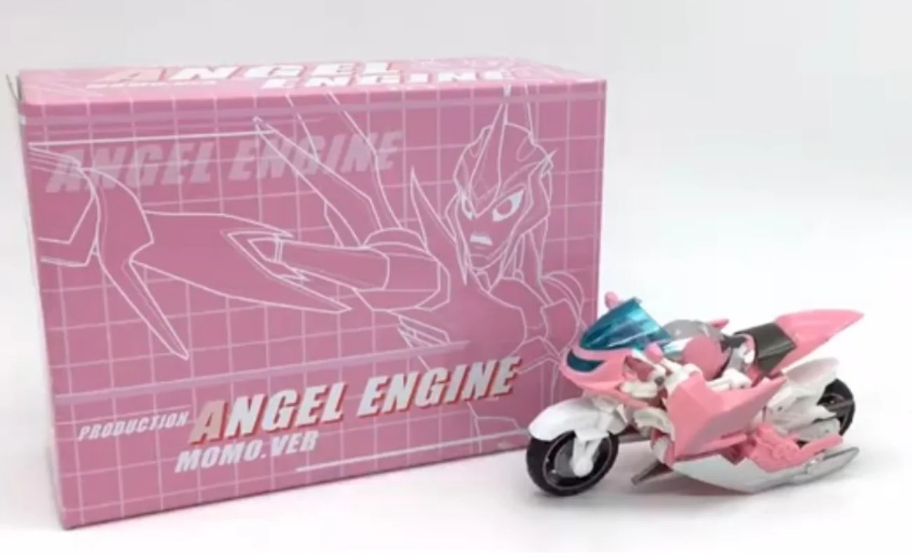 NIEUWE Transformatie APC-Toys First Edit Vrouwelijke TFP Roze Japanse Comic Ver Angel Engine Arcee Motorcycle Action Figure In Box