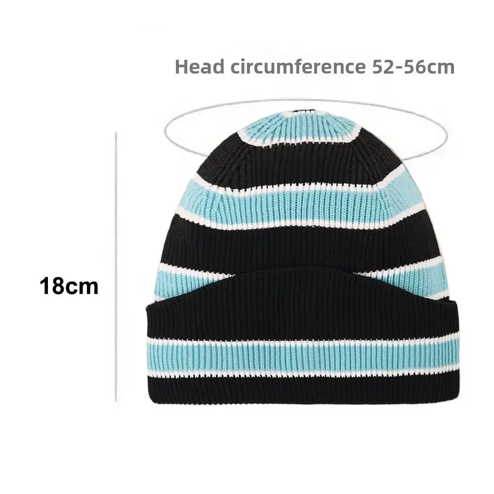 Fashion Wool Acrylic Knitting Cap Hat Y2k Warm Cold Cap Ins Hip Hop Cap Gift