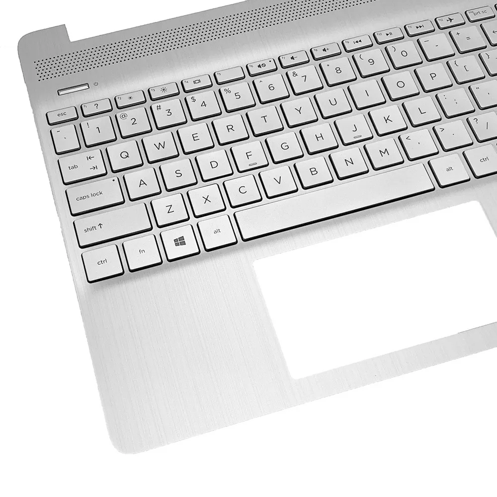 Brand New Laptop Palmrest Upper Case Cover With Keyboard For HP 15-DY 15T-DY 15-EF 15S-EQ TPN-Q222 Silvery