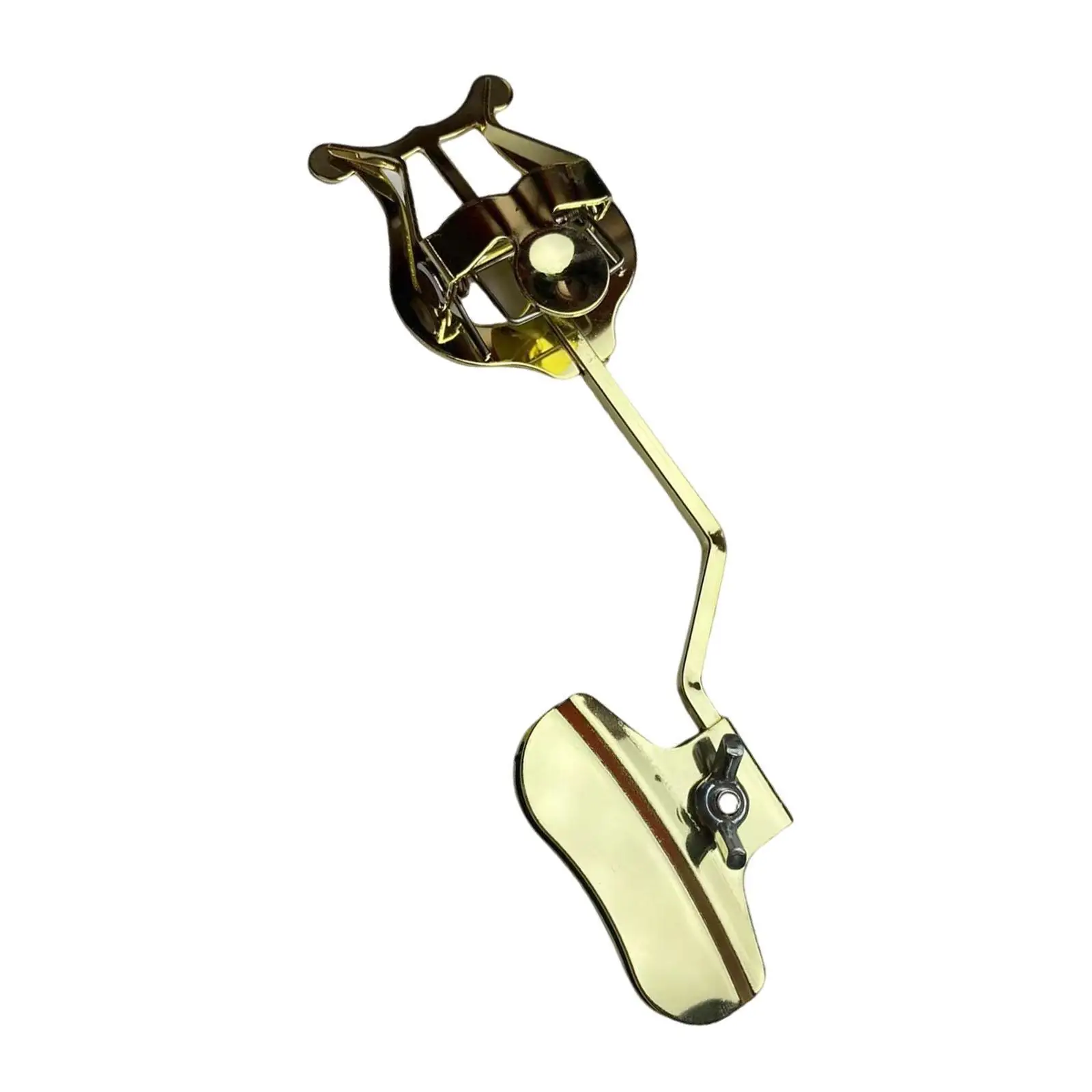 Trumpet Marching Lyre Clamp on Music Sheet Holder Sturdy Metal Accessory for Band Parade and Practice Sessions