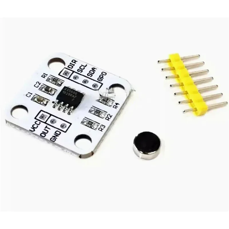 AS5600 Magnetic Encoder Magnetic Induction Angle Measurement Sensor Module 12 bit High Precision