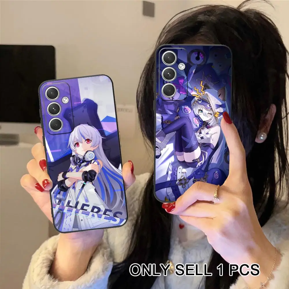 HSR Theresa Phone Case for Samsung Galaxy S26 S25 S24 S23 S22 S21 S20 Note20 Plus FE Ultra Soft TPU Shockproof Cover
