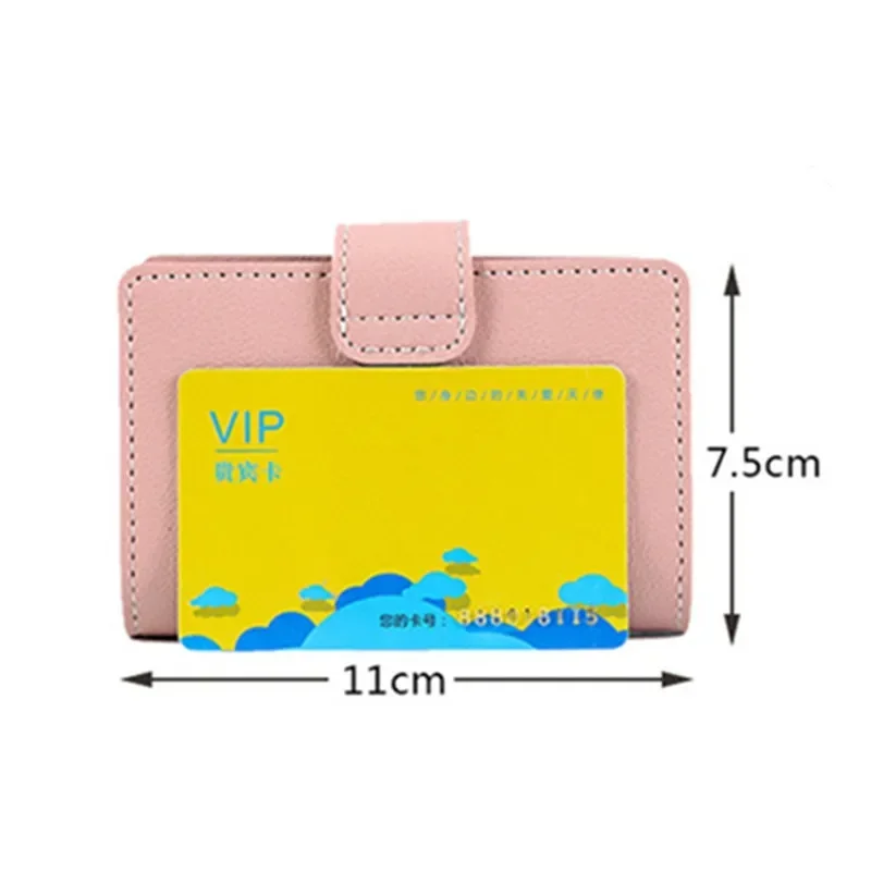 Women's 26 Cards Slim PU Leather ID Credit Card function 26 card holder credit card Holder pasjeshouder porte carte