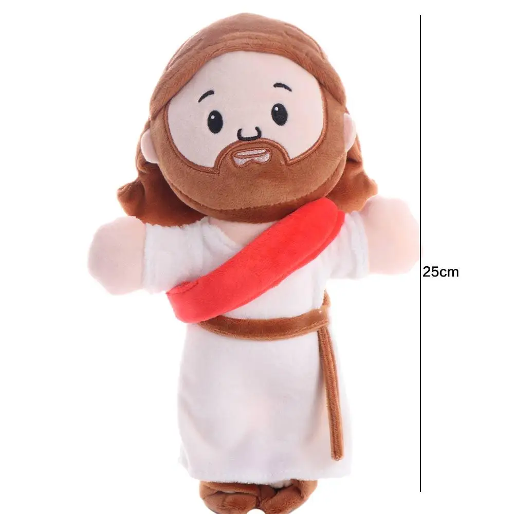 

Спящая мягкая игрушка Иисус 25 см Kawaii Святая семья мультфильм милый Христос религиозная плюшевая фигурка для девочек