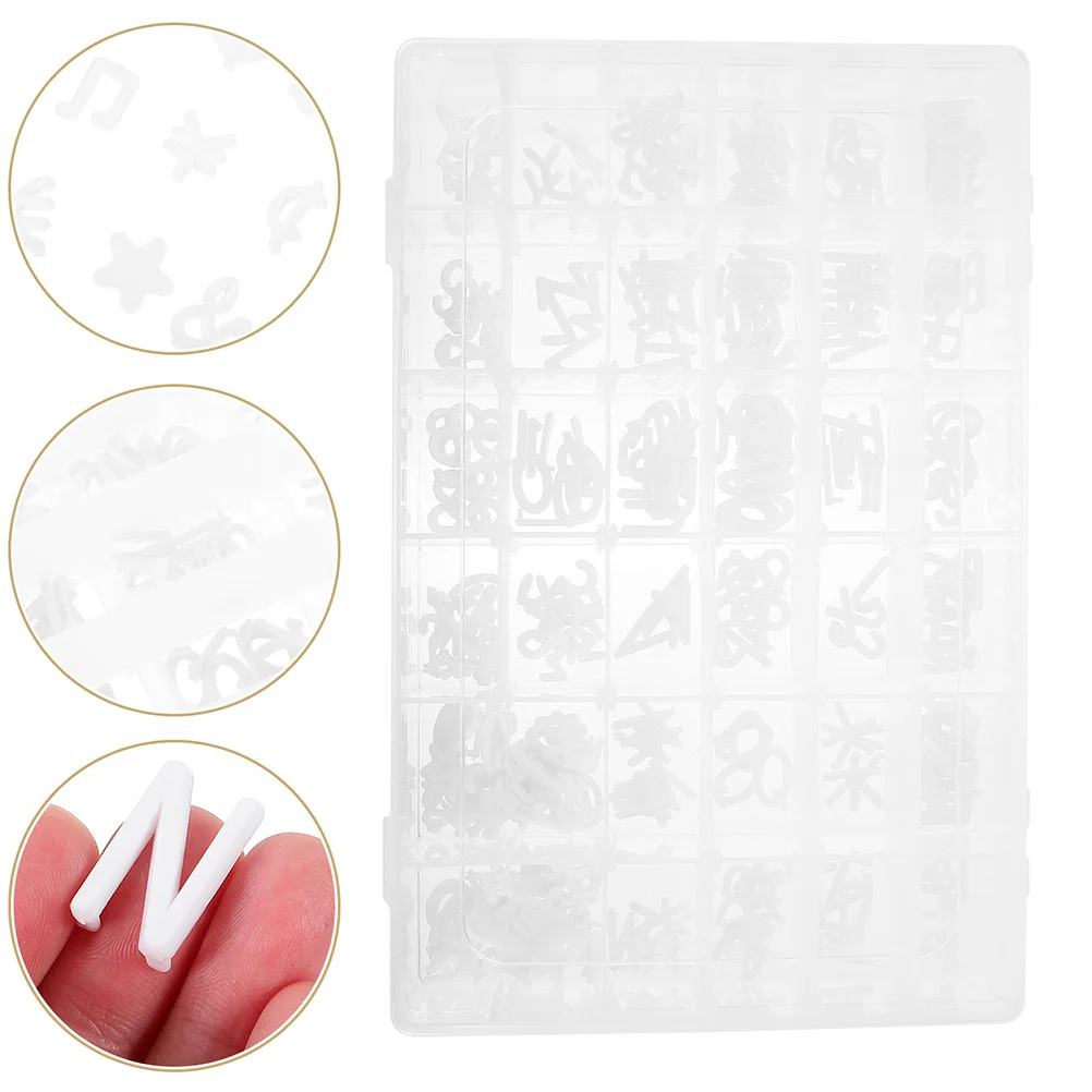 2 مجموعات من الحروف الأبجدية البلاستيكية القابلة لإعادة الاستخدام ورأى مجلس الحروف لعلامات لوحة الإعلانات لوحات الرسائل اللوازم المكتبية المنزلية #6