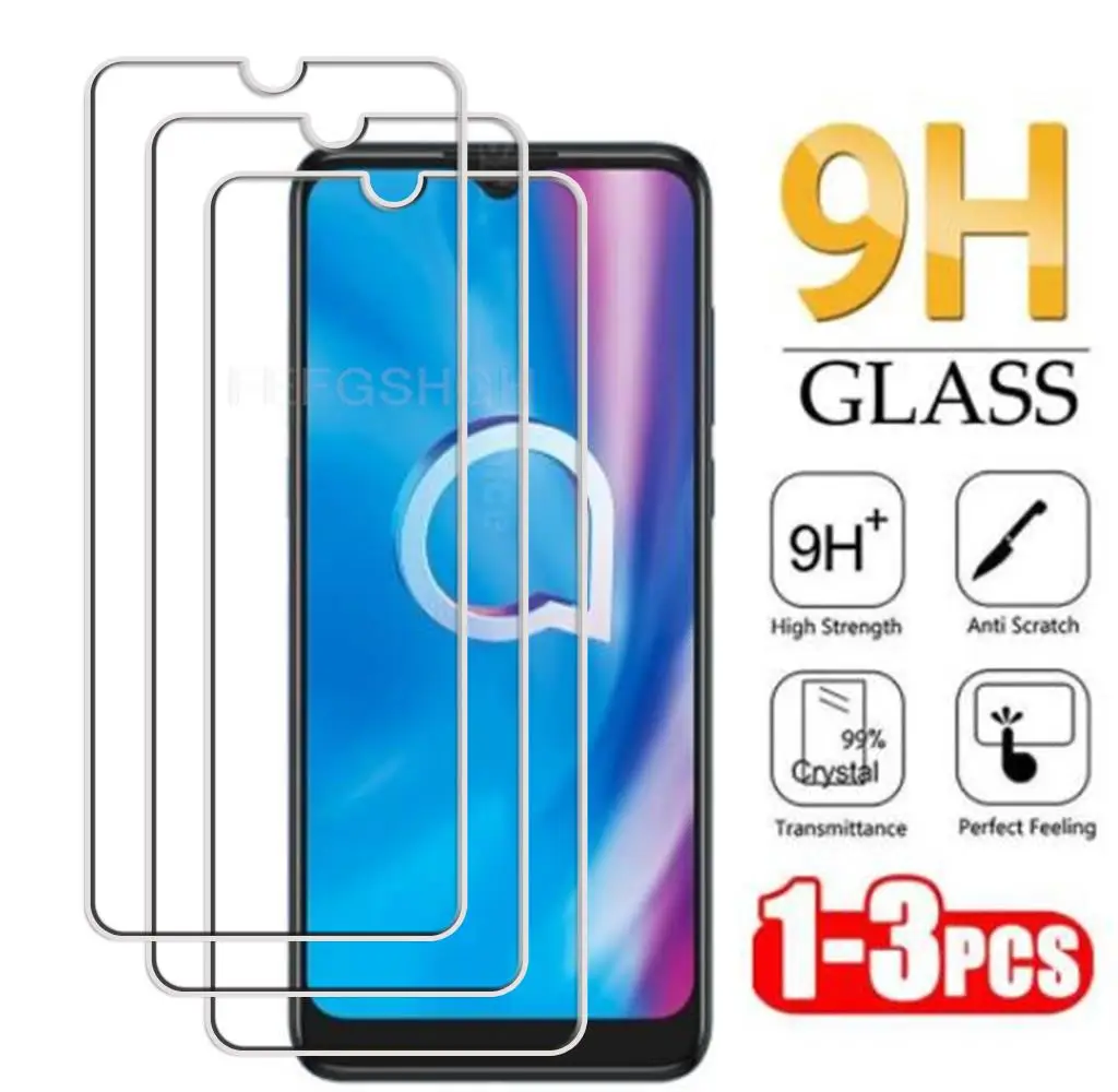 Tempered Glass For Alcatel 1 1S (2021) 1A1B 1SE 1SP 3L 3X (2020) 1S 5024D 2019 5033D Screen Protector Cover Film