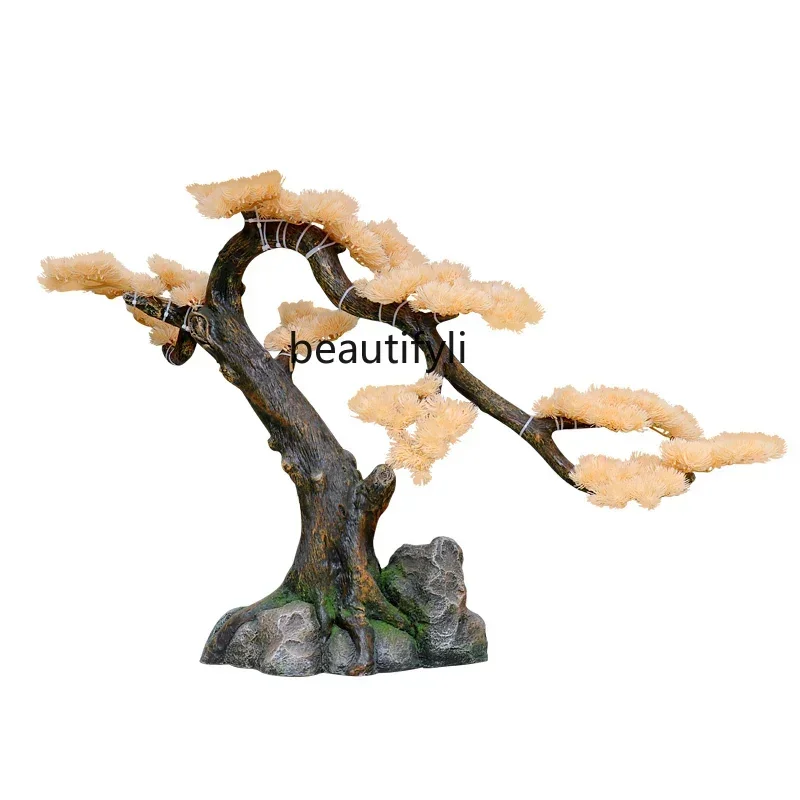 

LXLarge-scale simulated welcome pine ornament pine tree outdoor courtyard indoor decoration landscape landscapingSSS