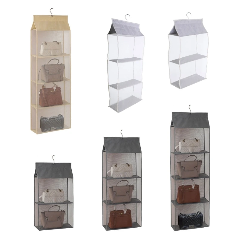 Bag Storage Holder 2/3/4 Tier Multifunctional Hanging Supplies for Dormitory Bedallroom Decoration Rack Dropship