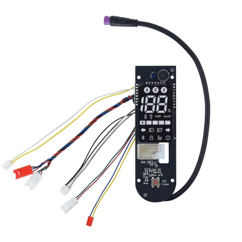 M68B Mobility Instrument Board with Display Panel, PCB Circuit Board and Harness Leads, Replacement Assembly for 5 Panel