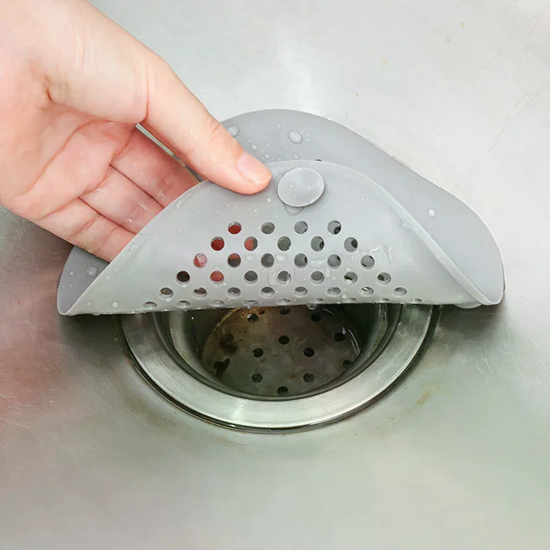 Square Silicone Absorbent Drain For Drains, Kitchens, Bathrooms And Showers To Prevent Sinks From Clogging The Drain