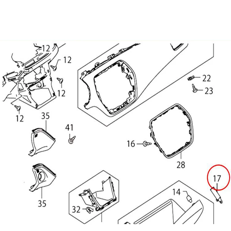 Genuine Brand New Car Glove Box Damper 73440-50J11,73440-50J01,For Suzuki Aerio/Grand Vitara/Escudo/Liana/Sx4/Swift