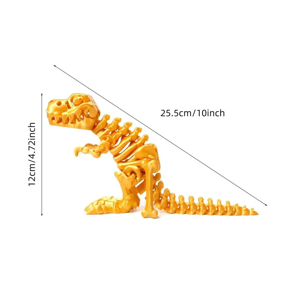 Kristall 3d gedruckt Kristall Dinosaurier drehbar großen Mund 3d gedruckt Tyranno saurus Rex Einweg gelenke flexibel