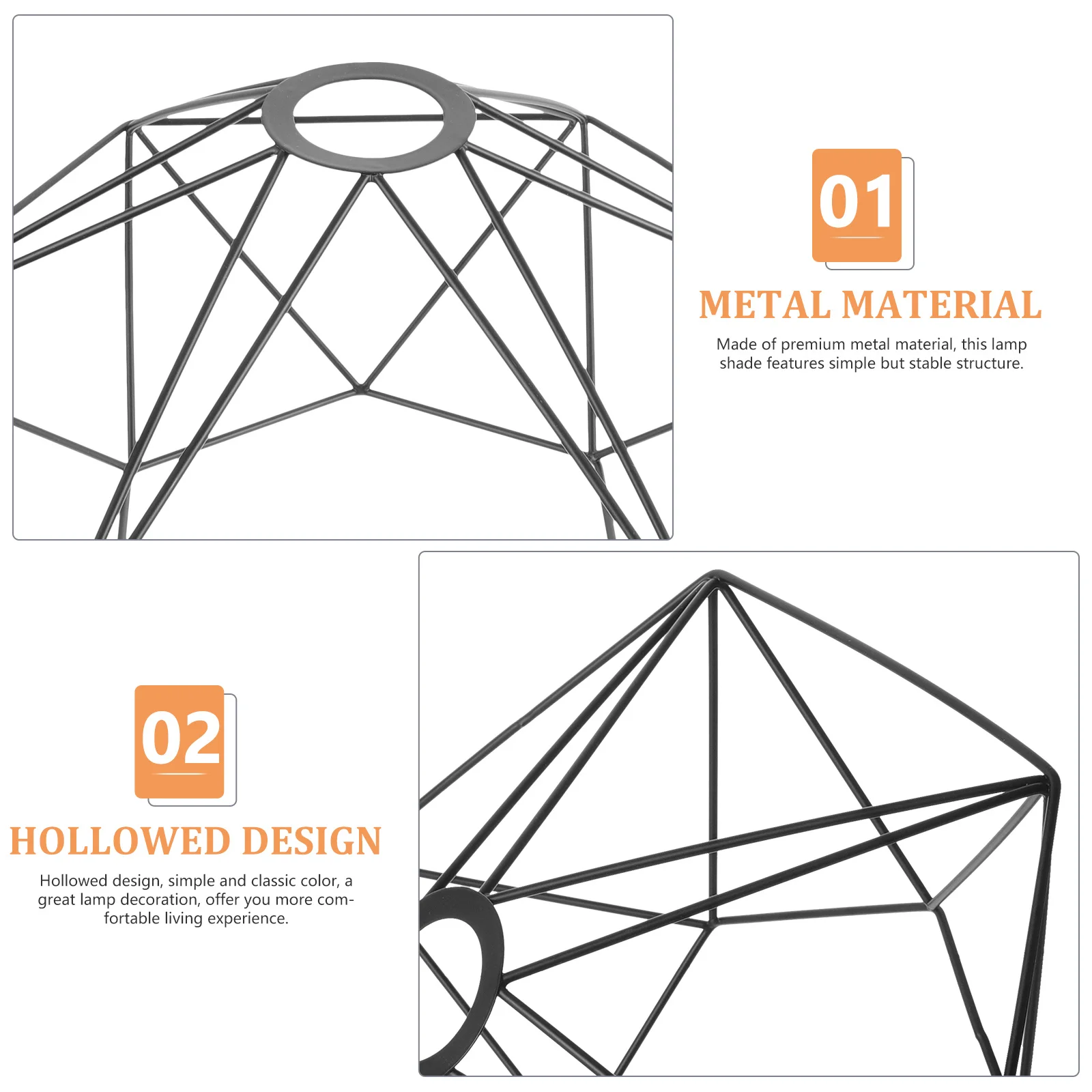 

Pendant Light Shade Metal Hollow Classic Durable Hanging Lamp Cover for Entryway Kitchen Bedroom Office Pendant Light Lampshade