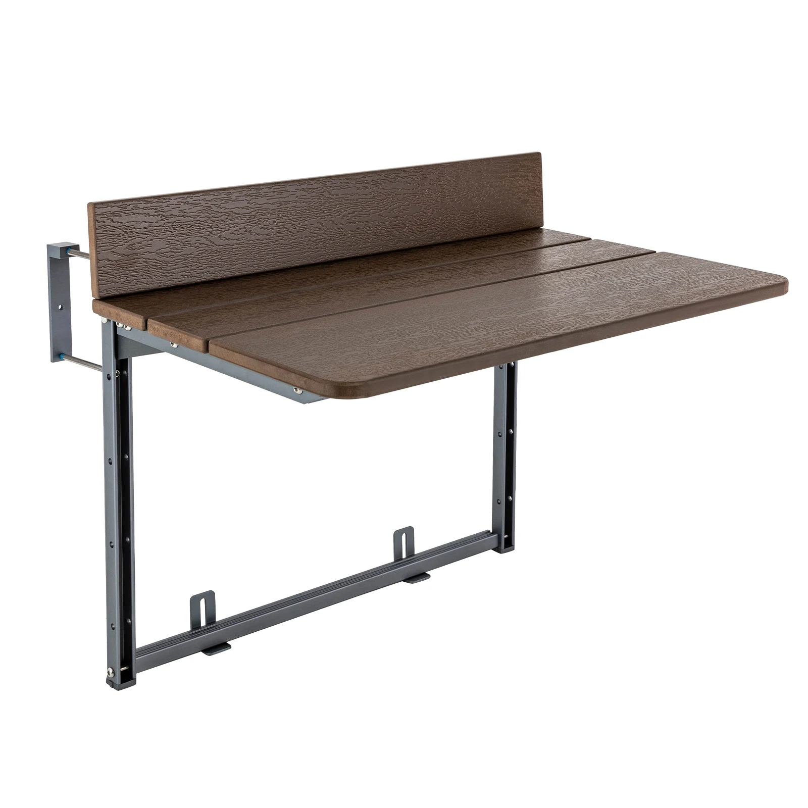 Balcony Table for Railings Balcony Railing Hanging Table Folding Balcony Table Hanging Adjustable Deck Table for Patio Garden