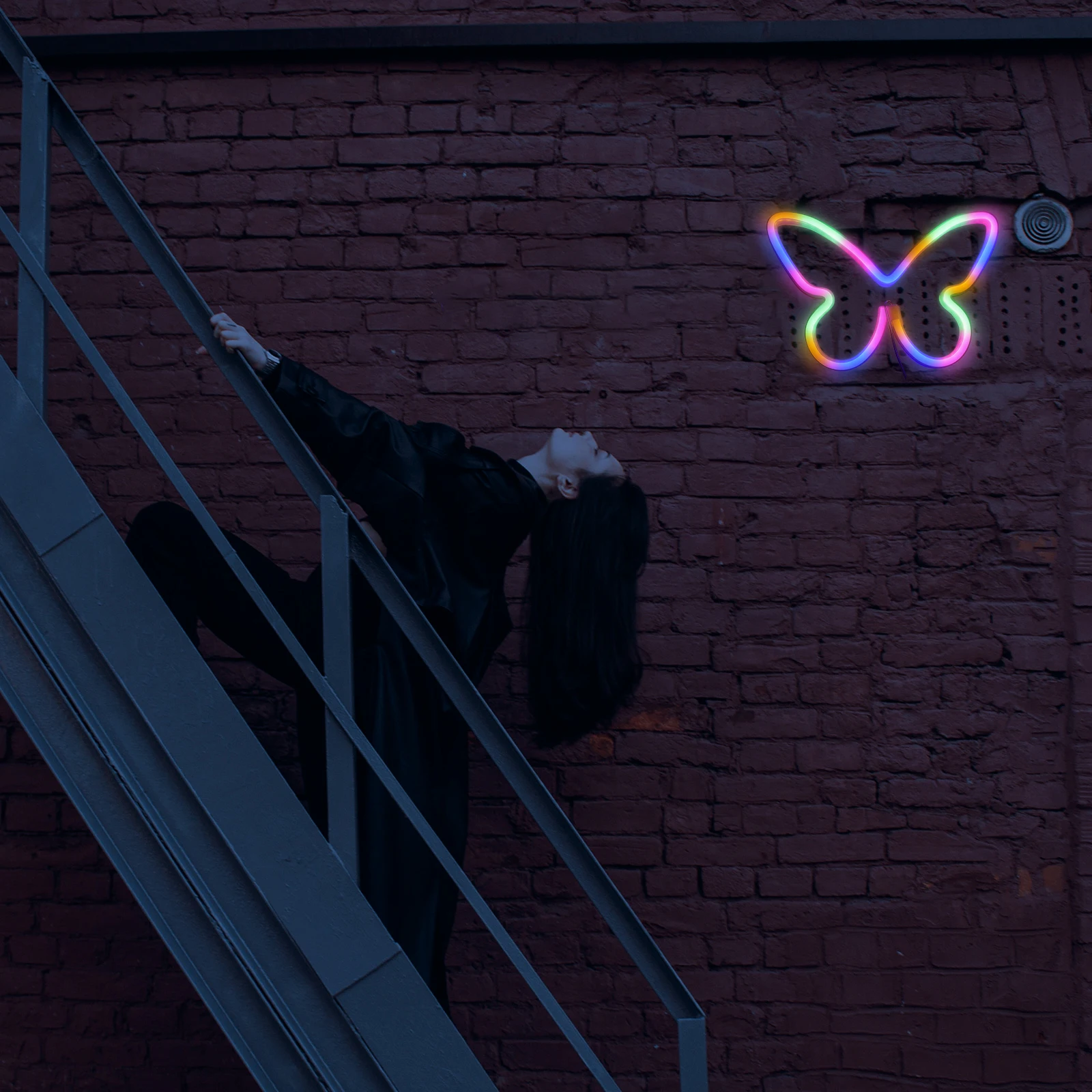 

Butterfly Neon Light PVC Safe Material USB Charging Operated Wall Table Decor Bedroom LED Night Glow Gifts