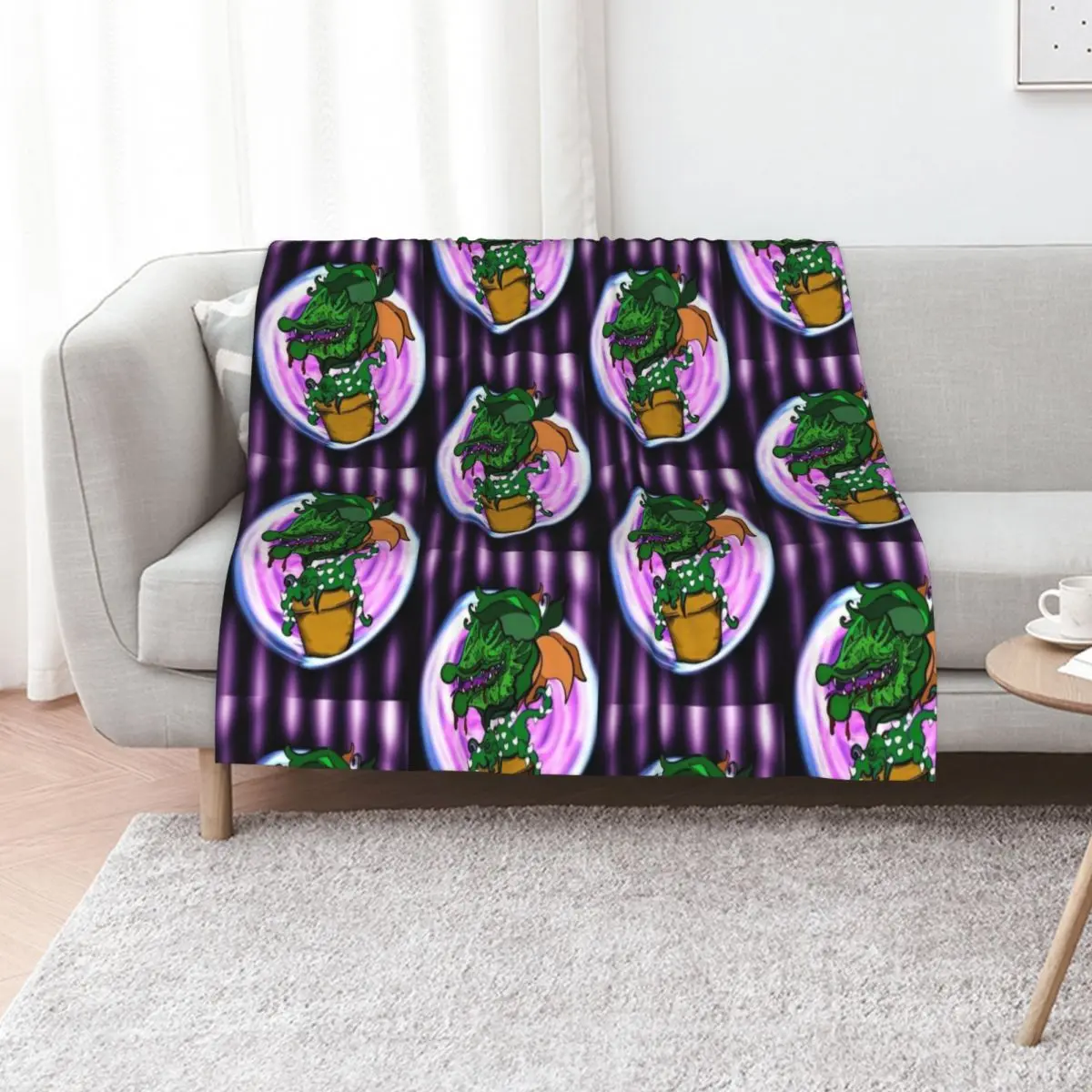 Audrey2 of the little shop of horrors Throw Blanket halloween Sofa Nap Single Luxury Throw Blankets