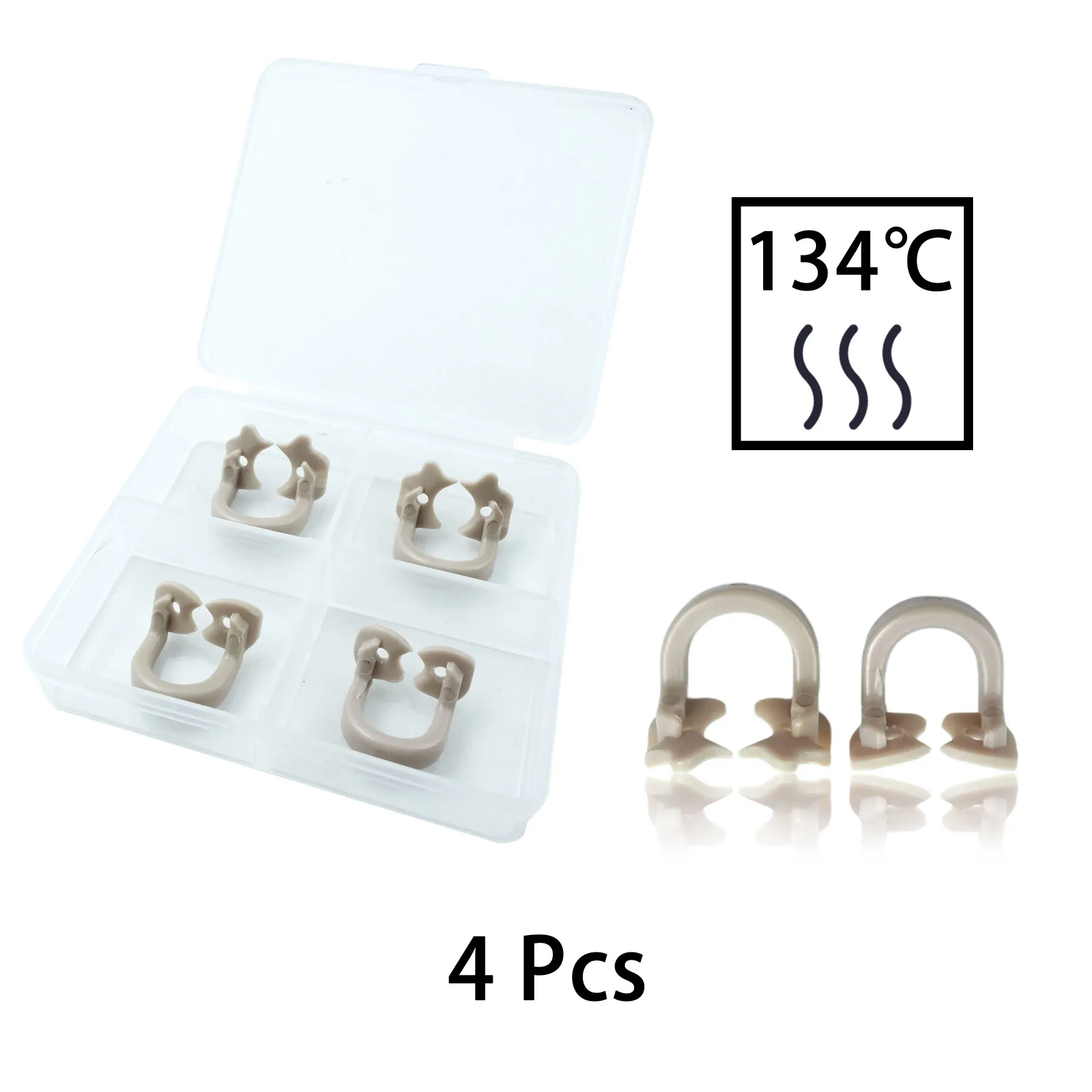 

Стоматологический резиновый зажим для плотины, барьерный зажим, кольцо-сепаратор из смолы, может автоклавируемое 134 ° C Большие/маленькие стоматологические инструменты