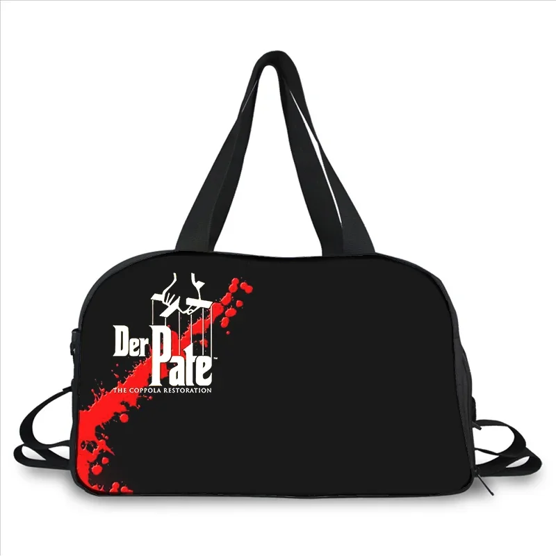 The Godfather Don Corleone 3D printing fashion trend portable large capacity multi-function messenger bag travel bag