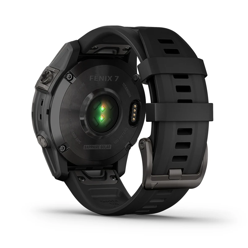 Garmin Fenix 7 Solar DLC الأكسجين في الدم معدل ضربات القلب ثنائي التردد GPS الجري المشي التزلج على الجليد ساعة ذكية في الهواء الطلق