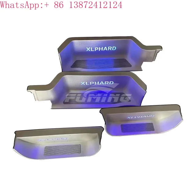 Для Toyota Granvia защитные панели из нержавеющей стали, педали из алюминиевого сплава для модернизации интерьера, аксессуары для модернизации