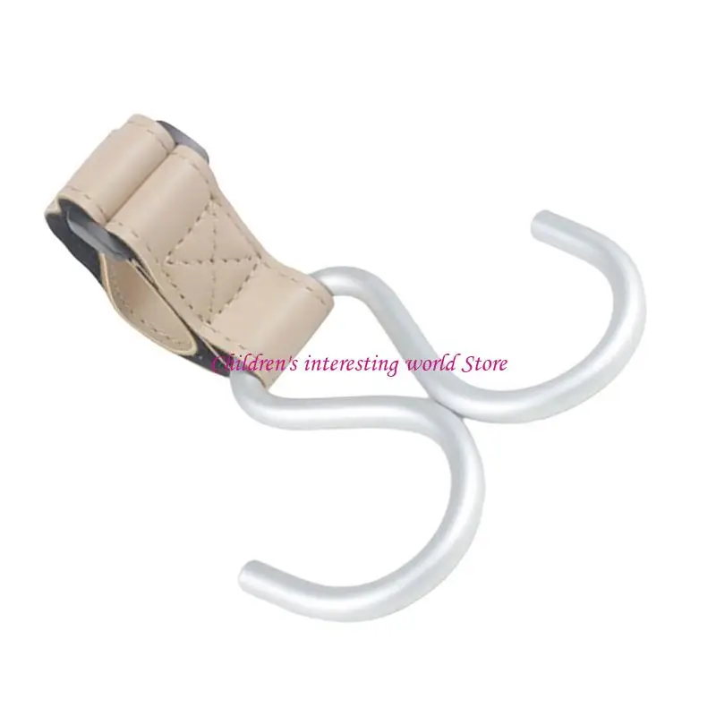 

Baby Strollers Double Hook Infants Cart Organiser Pushchair Hanger Hook for Convenient Hanging Bag Accessories 425F