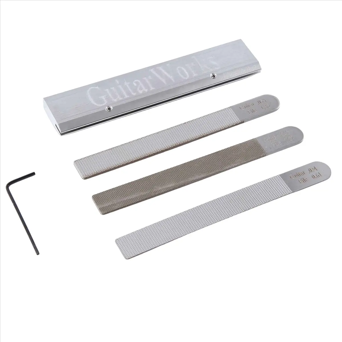 L79A Guitar Fret File Guitar Nut Files Fret Crowning Slot Filing Luthier Repair Tool for Guitar Stringed Instruments