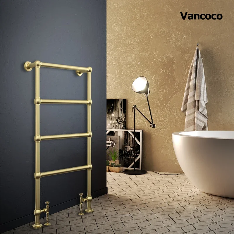 

VANCOCO NDC3 1194*498mm Gold Color Traditional Radiator Bathroom Towel Dryer