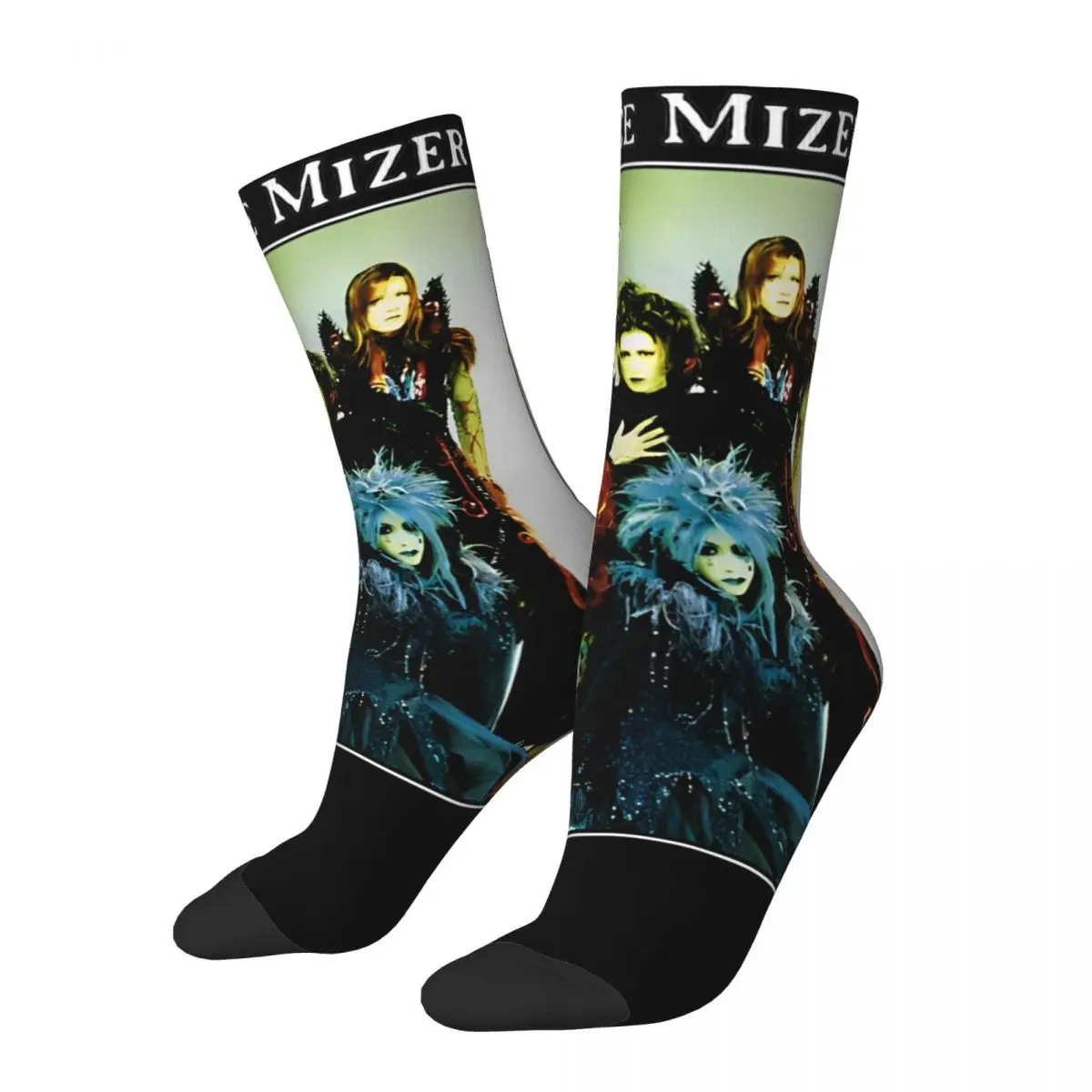 Malice Musician Mizer Middle Socks for Women Men Outfit All Season Cozy Long Socks Non-slip