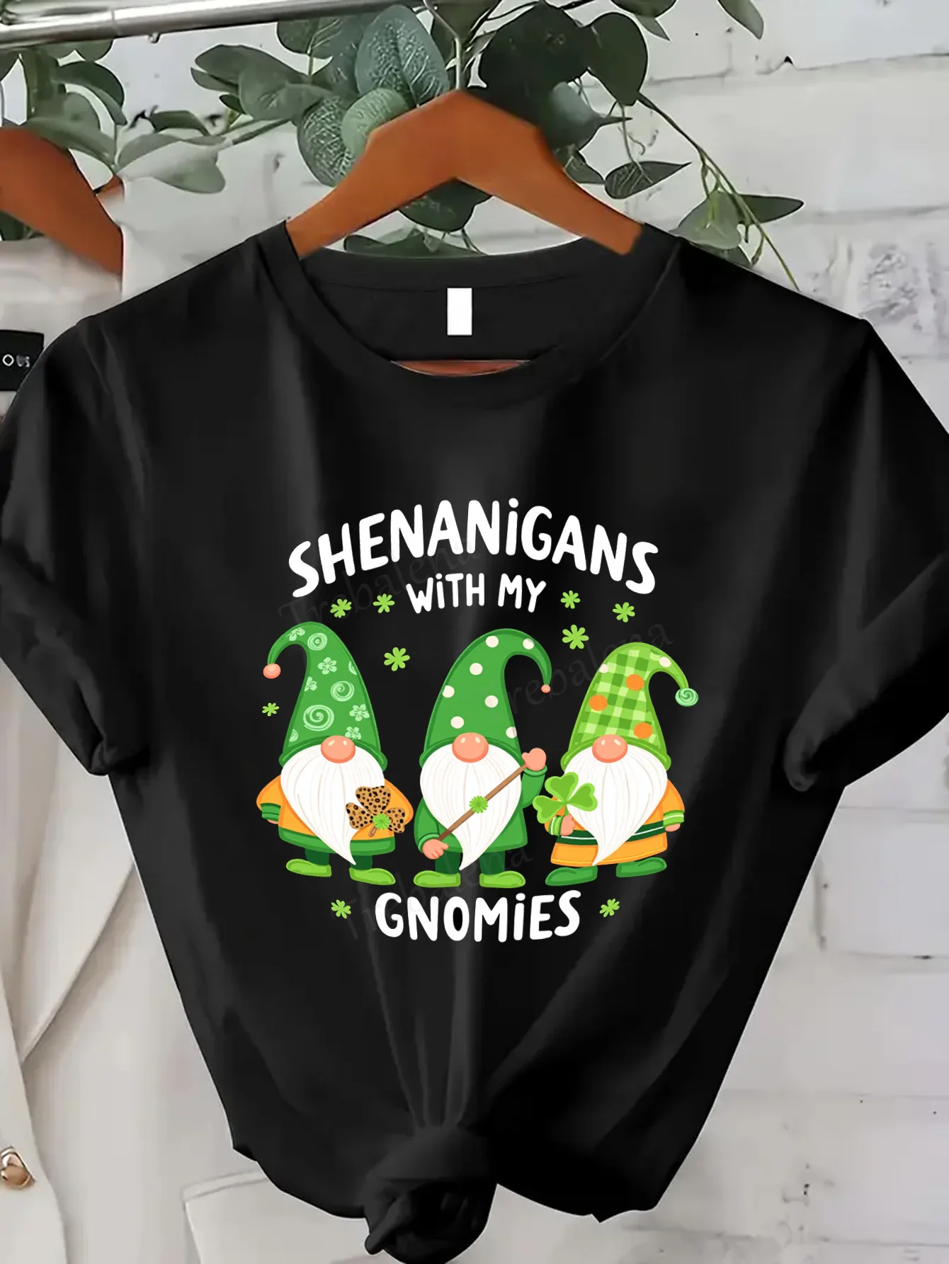 女性用 T シャツ 聖パトリックの日ノーム T シャツ 女性用 - 楽しくてお祭り気分