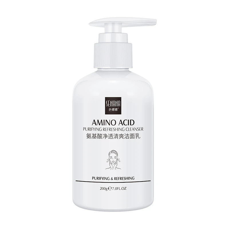 Amino Acid 24K Gold Facial Cleanser Deep Cleansing Moisturizing Oil Control Cleaner Mild Cleansing Gel Skin Care Face Washing