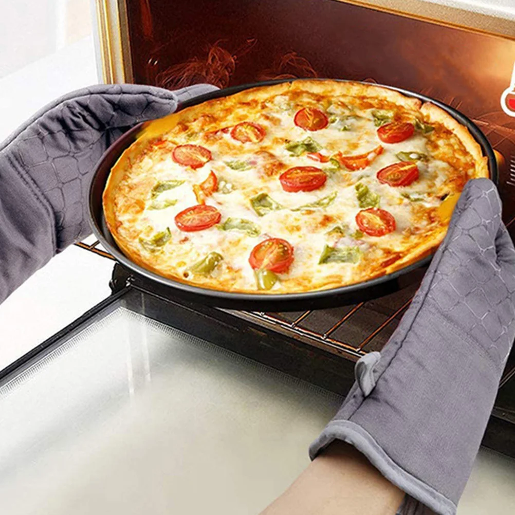 

1Set Heat Resistant Oven Gloves Set Premium Anti-Scald Cooking Mitts Microwave Baking Bbq Kitchen Accessories for Home