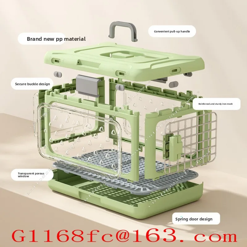 Portable Folding Pet Air Case Car Play Cat Check Case