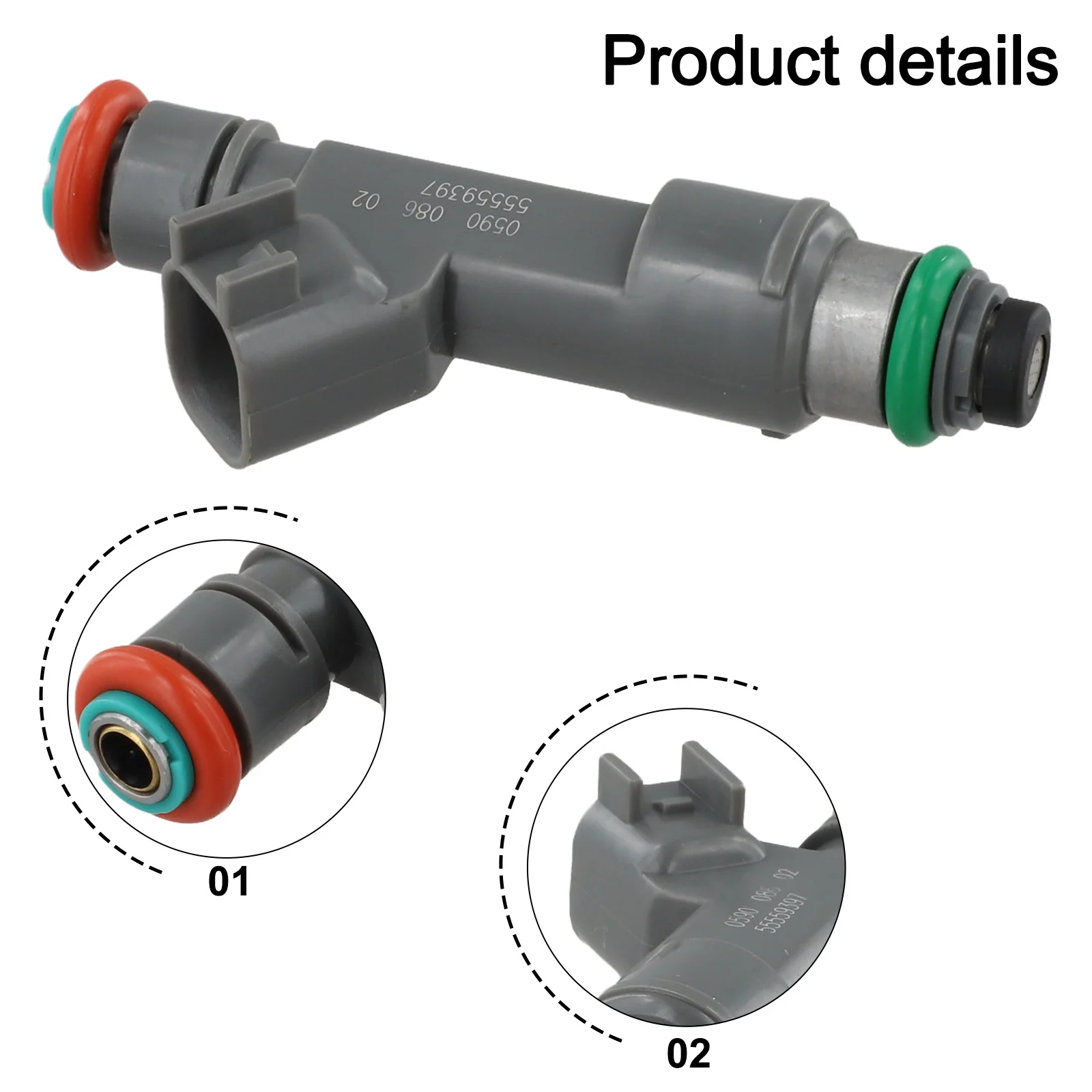 

4 шт. автомобильная топливная форсунка 8653608 55559397 для SAAB для 9-3 1,8 л 2,0 л для VOLVO для S80 для XC90 2007-2011 пластиковые детали двигателей
