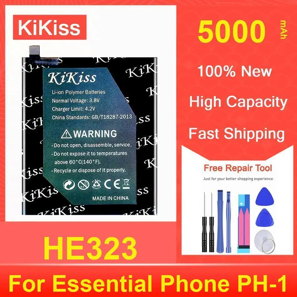 

Kikiss Battery 5000Mah HE323 For Essential Phone PH-1