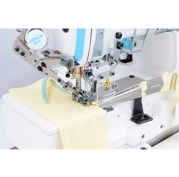 Jack W4 Series Computerized Flat-bed Sewing Machine with Automatic Thread Trimmer for Sale Perfect Quality Brand New White 120