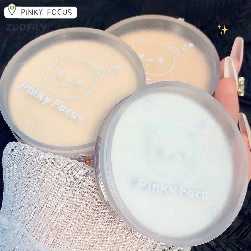 New Face Powder with A Puff Smooth Foundation Pressed Powder Makeup Concealer Pores Cover Whitening Brighten Cosmetics