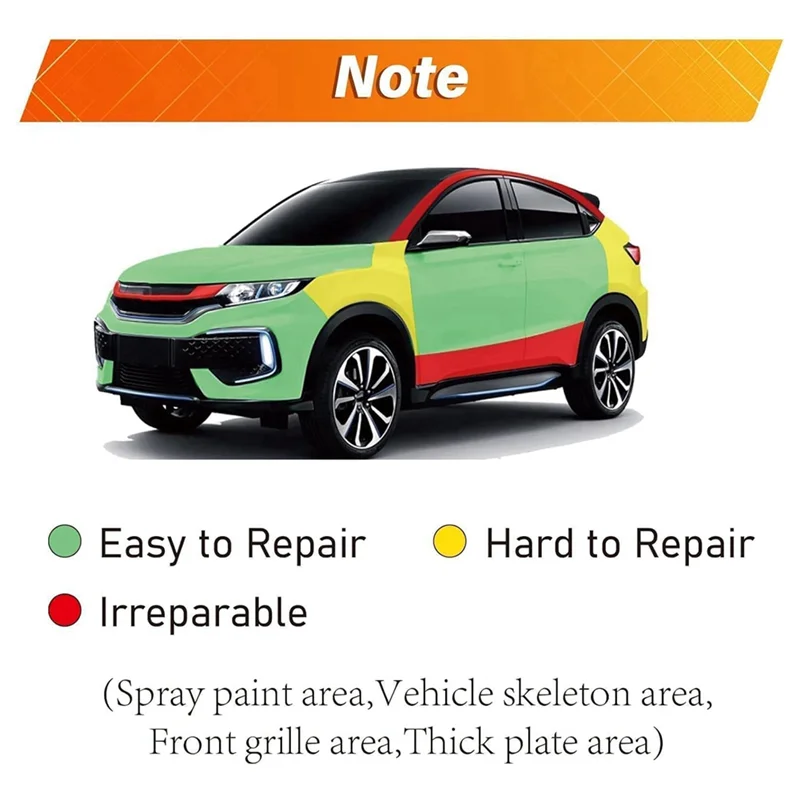 ABRB-Extractor de abolladuras, paquete de 7 Kit de eliminación de abolladuras de coche, ventosa, herramienta de eliminación de abolladuras y Kit de reparación de abolladuras, elevador de mango