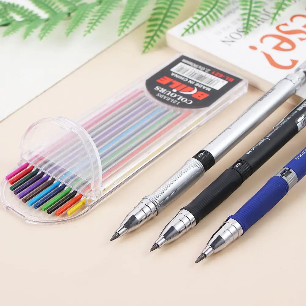 

2.0mm Drawing Classwork Writing Tools Stationery Supplies 2B Automatic Pencils Pencil Lead Mechanical Pencil