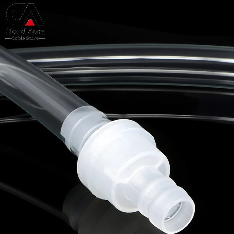 2-20PCS PP Plastic Barbed One Way Check Valve Non-Return Stopper, One-Way Valve for Air Gas Liquid Fuel, Dia 3-20mm